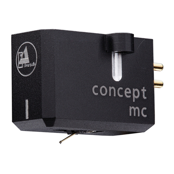 Clearaudio concept mc User Manual