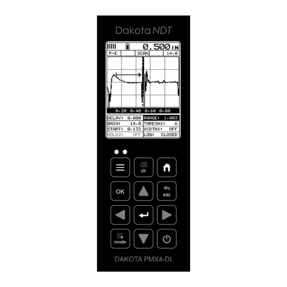Dakota NDT PMX4-DL Manuals