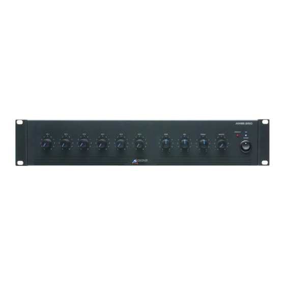 AUSTRALIAN MONITOR AMIS250 Series Service Manual