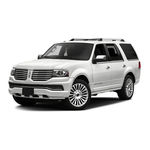 Lincoln 2015 NAVIGATOR Quick Reference Manual