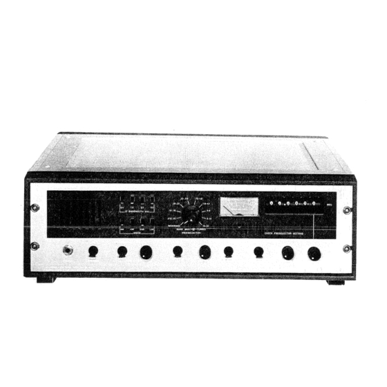 ITT MACKAY 3020A Operation And Maintenance Manual
