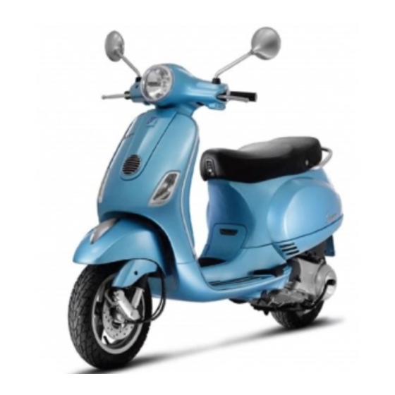 VESPA LX 4T USA Workshop Manual