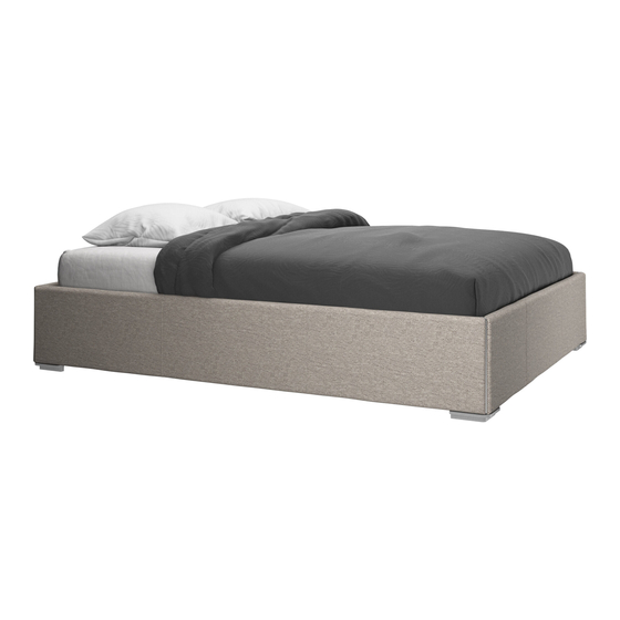 BoConcept Bed Concept Assembly Instructions Manual