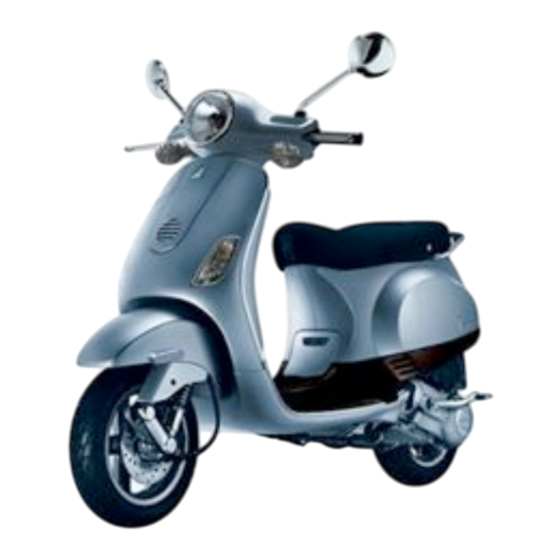 VESPA LX 4T USA Workshop Manual