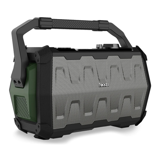 Nikkei SPEAKERBOXX100 Quick Start Manual