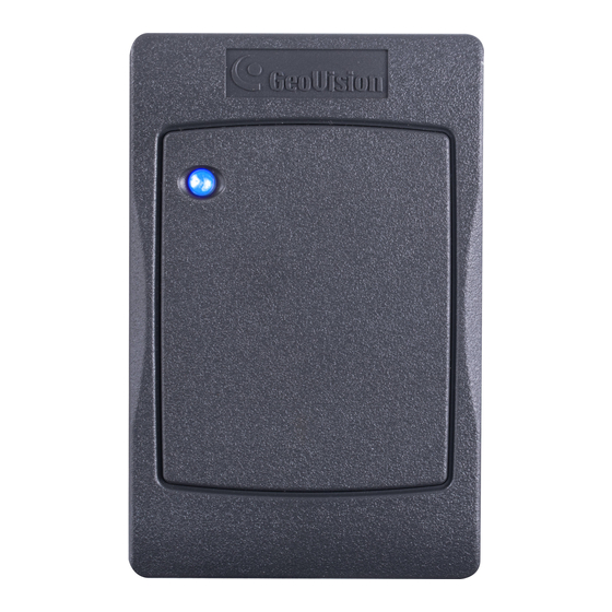 GeoVision GV-Reader 1251 Installation Manual