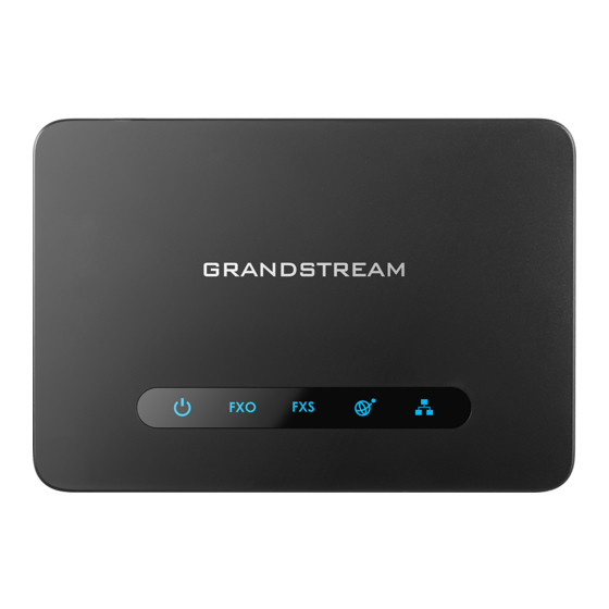 Grandstream Networks HandyTone 813 Manual