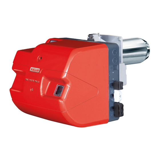 Riello RS 25/E BLU Series Installation, Use And Maintenance Instructions