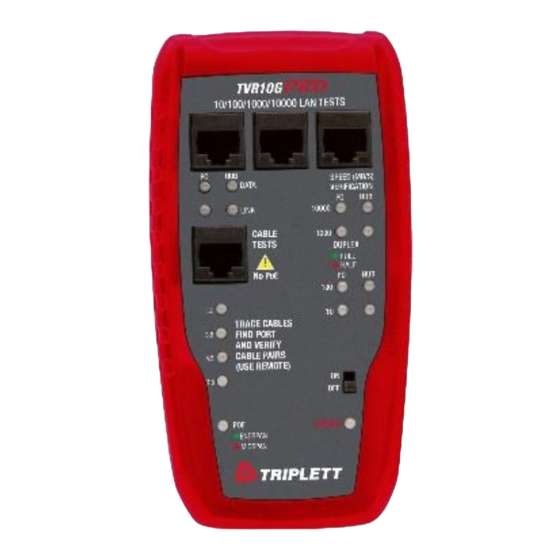 Triplett TVR10G PRO User Manual