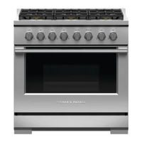 Fisher & Paykel PROFESSIONAL RGV3366N Installation Manual