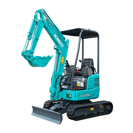 Kobelco SK17SR Manuals