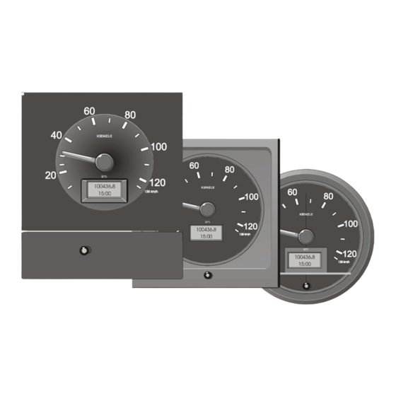 Mannesmann VDO E-Tacho 1323.02 Programming Instruction