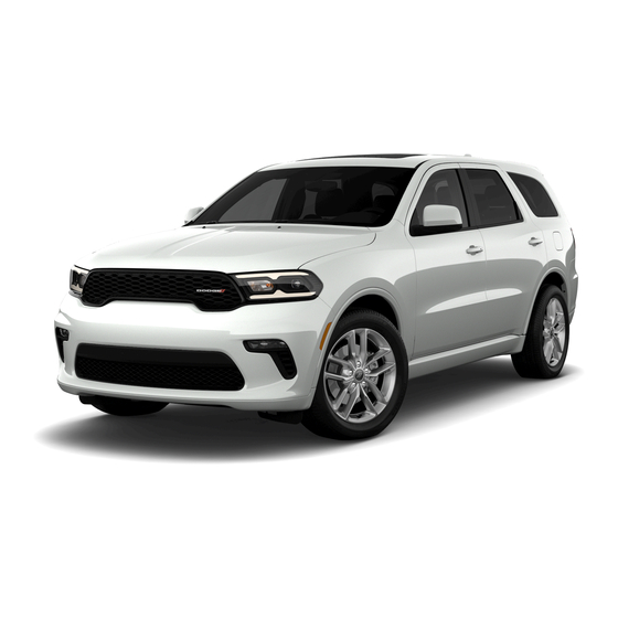Dodge DURANGO 2022 Owner's Manual