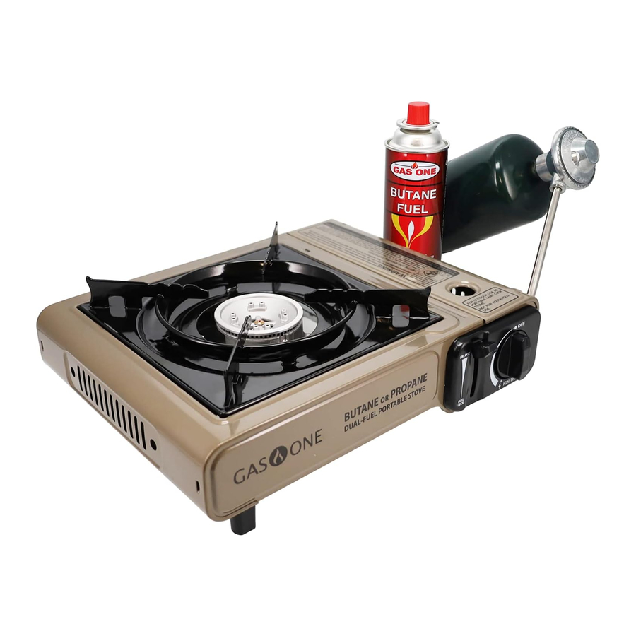 GAS ONE GS-3400P - Portable Burner Manual