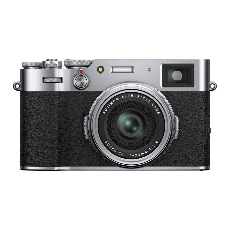 FujiFilm X100V - Digital Camera Manual