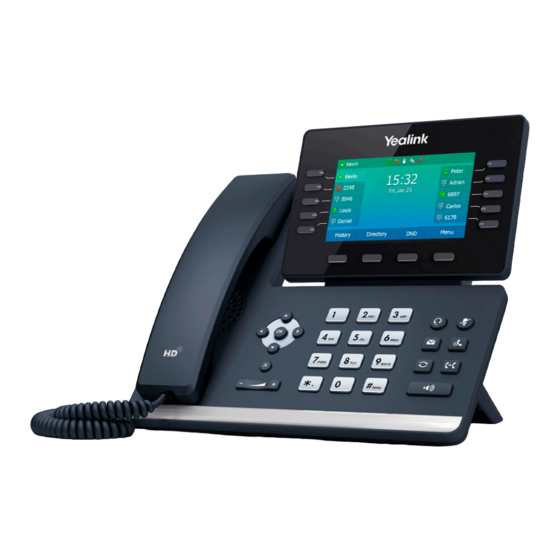 Yealink T54W User Manual