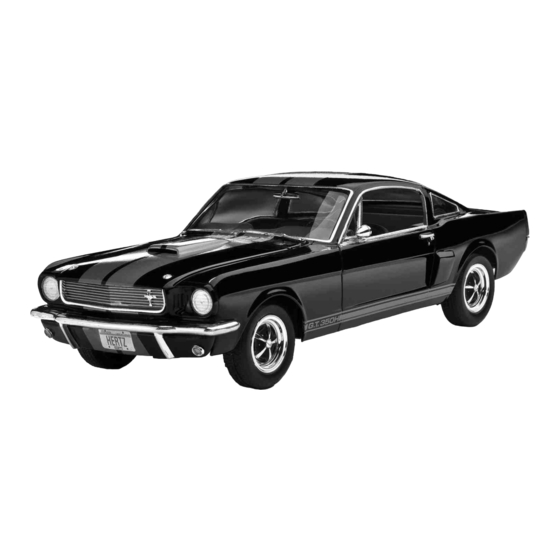 REVELL Shelby Mustang GT 350 H Assembly Manual