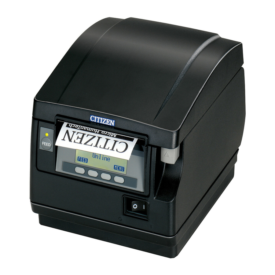 Citizen CT-S851 User Manual