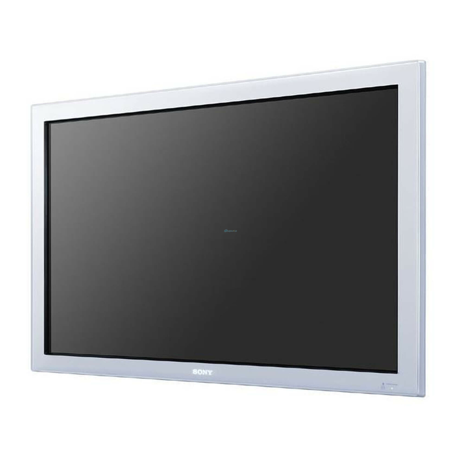 Sony FWD-40LX1 Service Manual