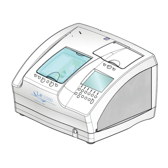Nidek Medical Le 1000 Manuals
