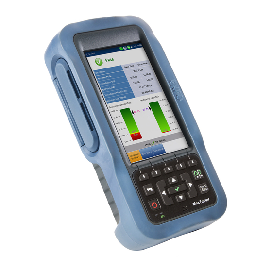 EXFO MaxTester 635 Quick Reference Manual