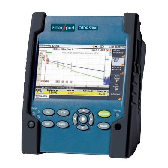 Softing IT Networks Fiber Xpert OTDR 5000 Manual