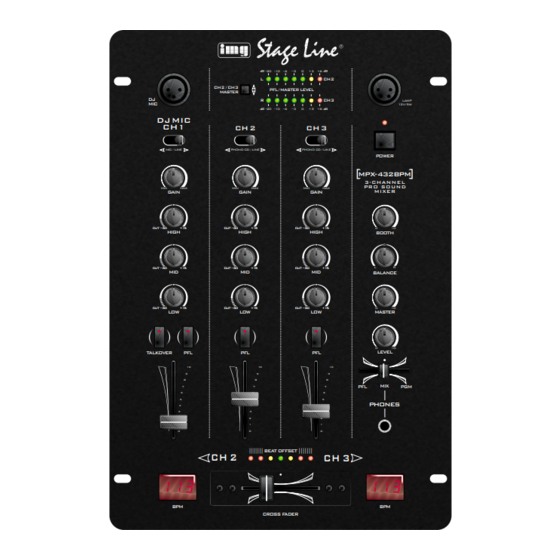 IMG STAGELINE MPX-432BPM Instruction Manual