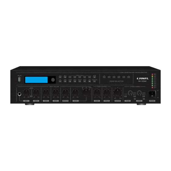 LY International Electronics PM-1120MZ User Manual