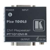 Kramer Pico TOOLS PT101DVI-R User Manual