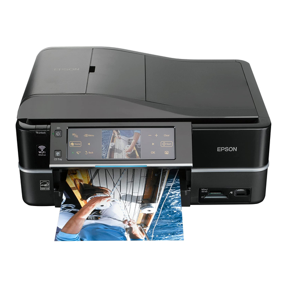 Epson Stylus Photo PX820FWD Basic Operation Manual