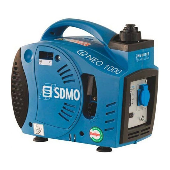 SDMO INEO 1000 Portable Generator Manuals