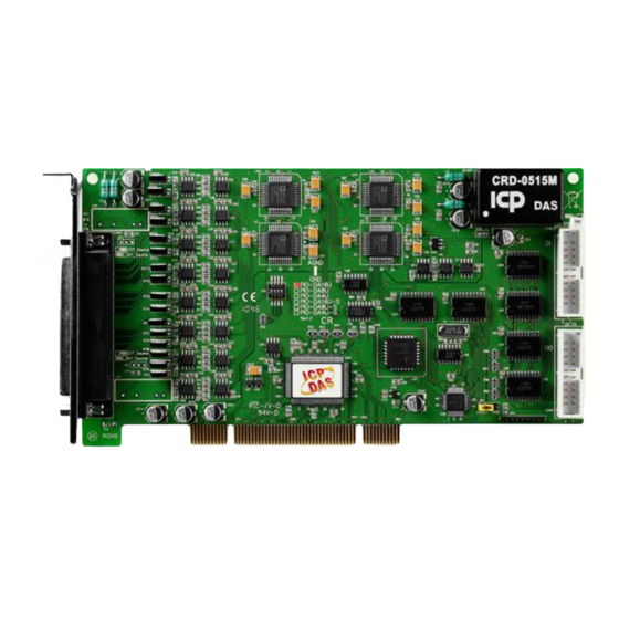 ICP DAS USA PIO-DA U Series Quick Start Manual