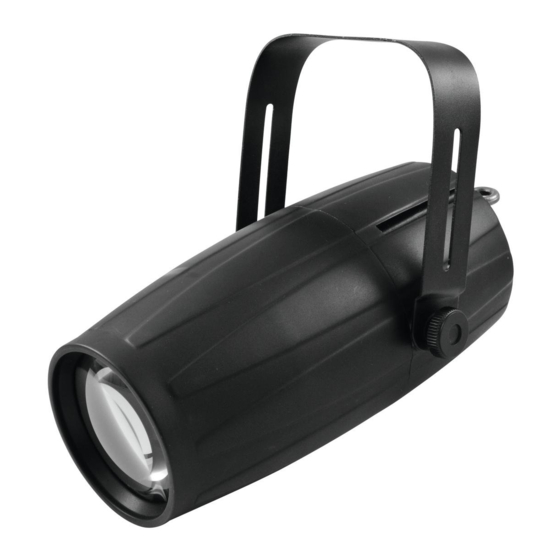 EuroLite LED PST-15W QCL DMX Spot User Manual