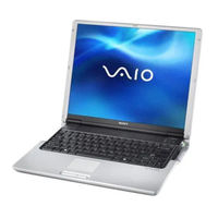 Sony PCG-Z1WA VAIO User Guide (primary manual) Quick Start Manual