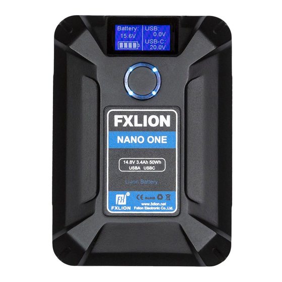 Fxlion Nano One Manual