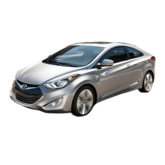 Hyundai ELANTRA COUPE Manual