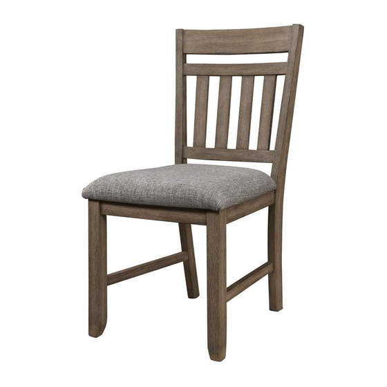 New Classic Furniture Harrisburg Dining Chair D3412-20 Assembly Instructions