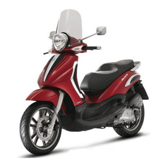 PIAGGIO Beverly Tourer 250 i.e. Service Station Manual