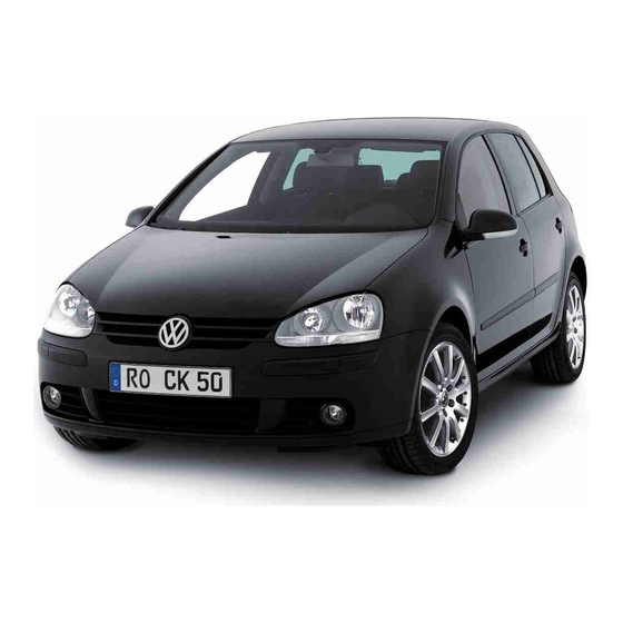 Volkswagen golf 2006 Work Description