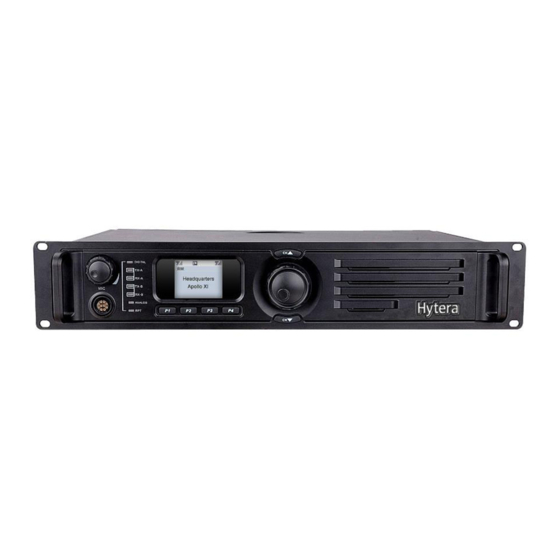 Hytera DMR Firmware Upgrade Manual