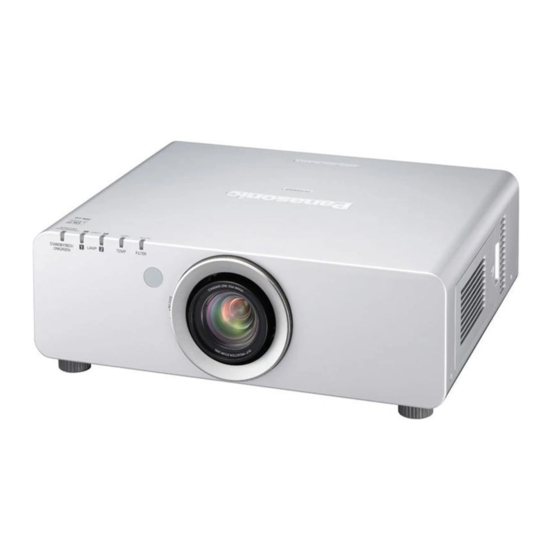 Panasonic PT-DW6300US - DLP Proj Wxga 16:10 2000:1 6000 Lumens Rgb 35.3LBS Service Manual