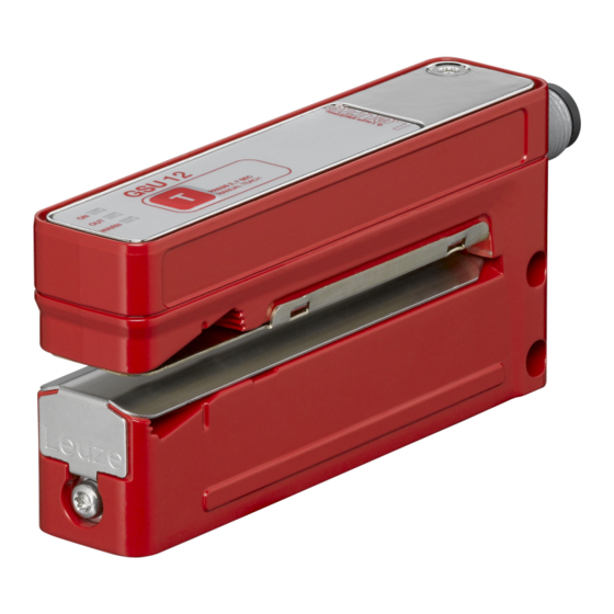 Leuze GSU12 Manual