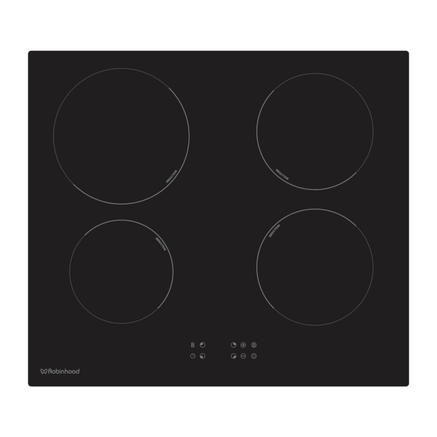 ROBINHOOD HIC604TFG Installation And Operating Instructions Manual