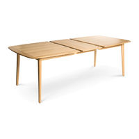 Brosa Field Extendable Dining Table Assembly Manual