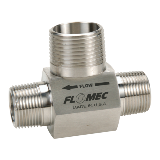 Flomec G Series Product Owners Manual