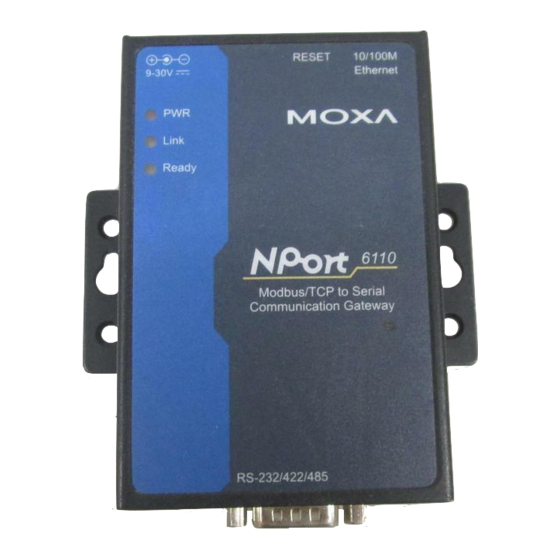 Moxa Technologies 6110 User Manual