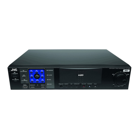 JVC VR-N900U Startup Manual