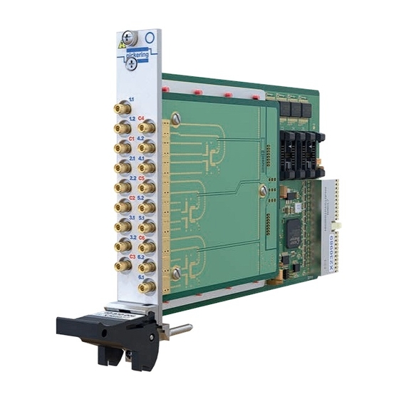 Pickering PXI 40-830 User Manual