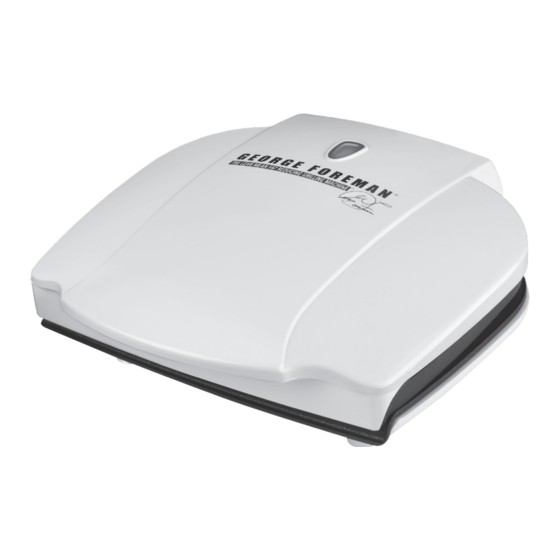 George Foreman GR0036W Champ Use And Care Manual