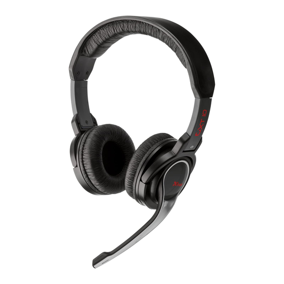 Trust GXT-10 Quick Manual